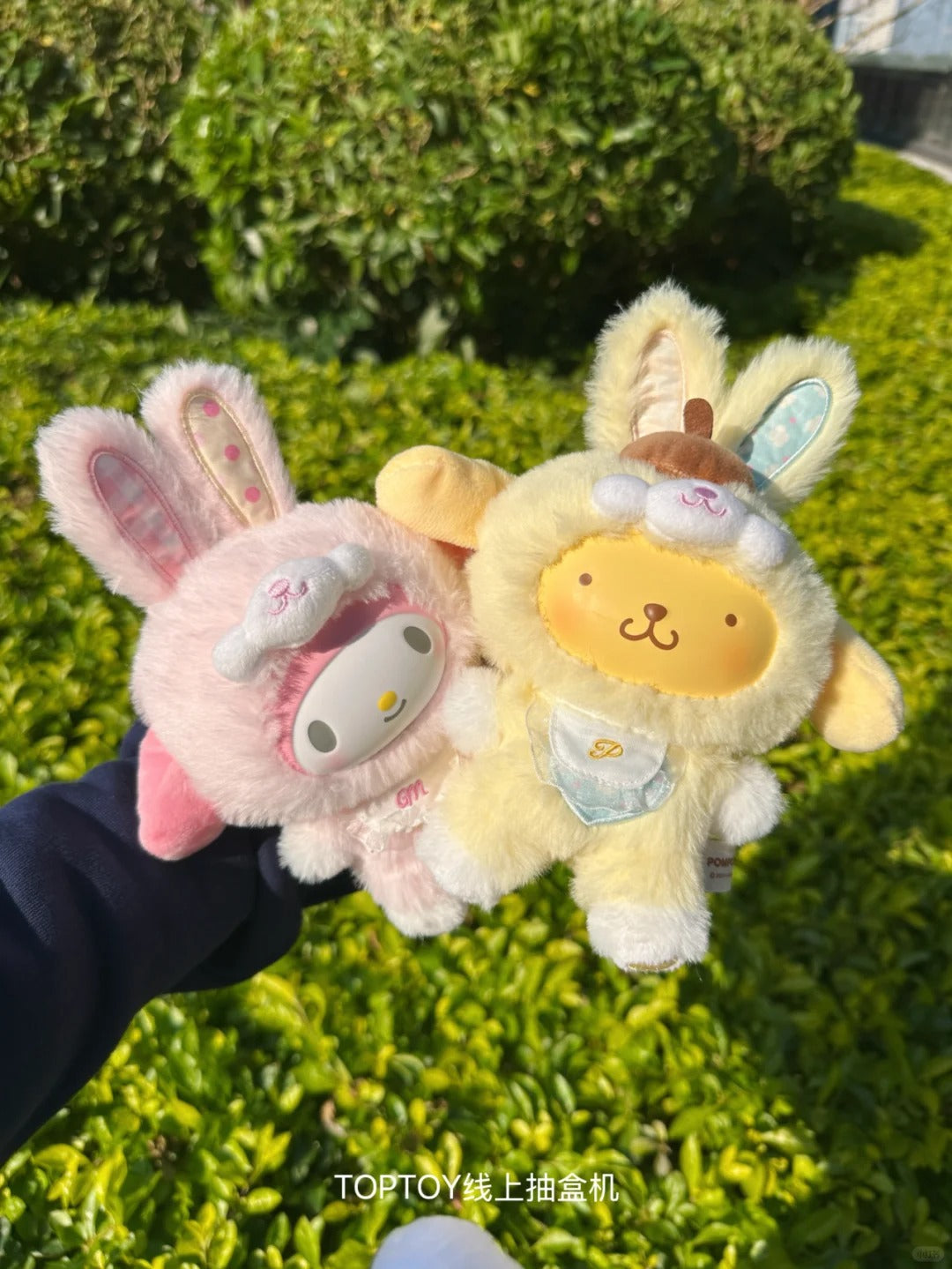 Caja transparente - Sanrio 【Elfo Conejito bebé】 Serie de muñecos de peluche Caja sorpresa V3