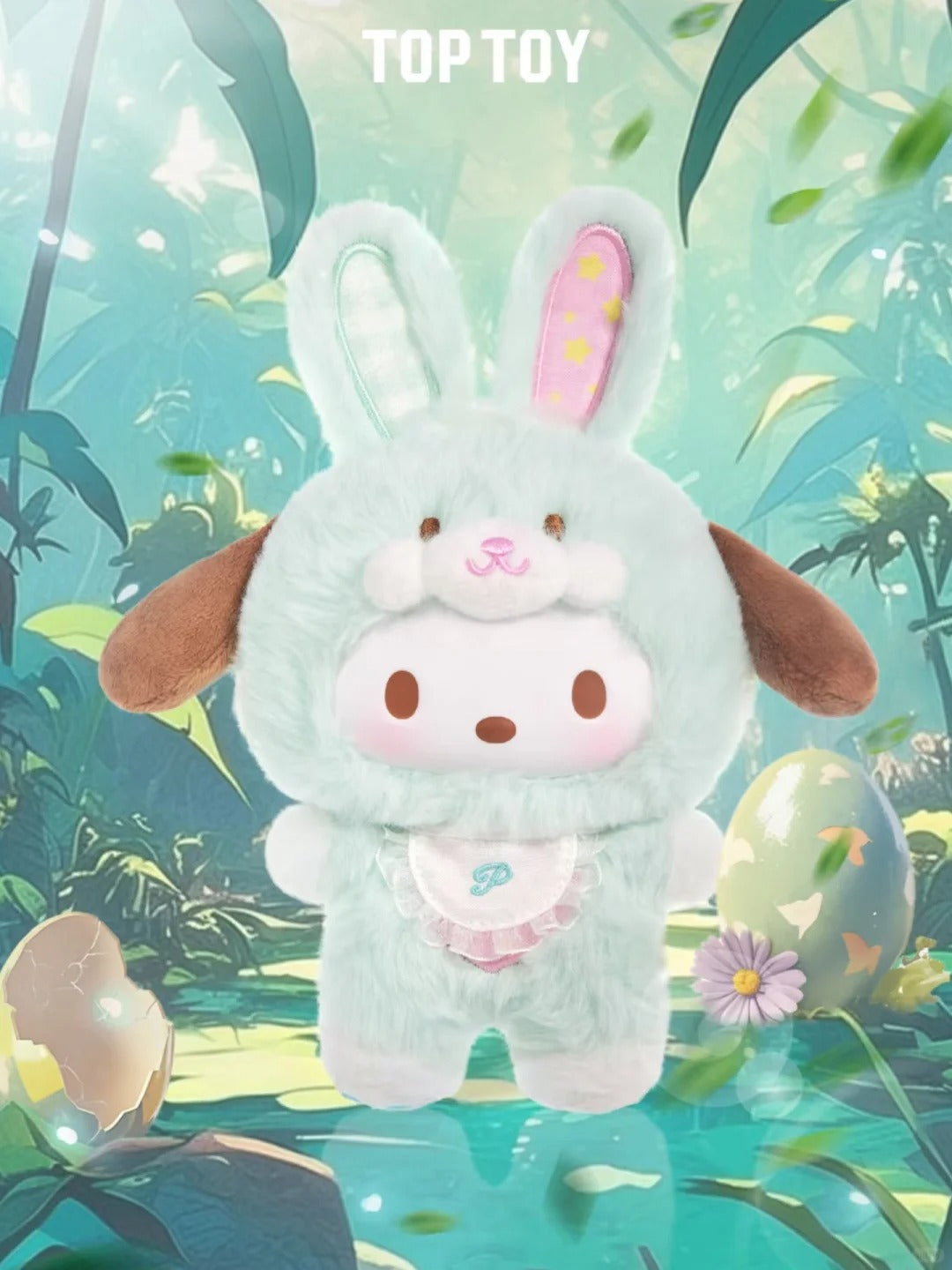 Caja transparente - Sanrio 【Elfo Conejito bebé】 Serie de muñecos de peluche Caja sorpresa V3