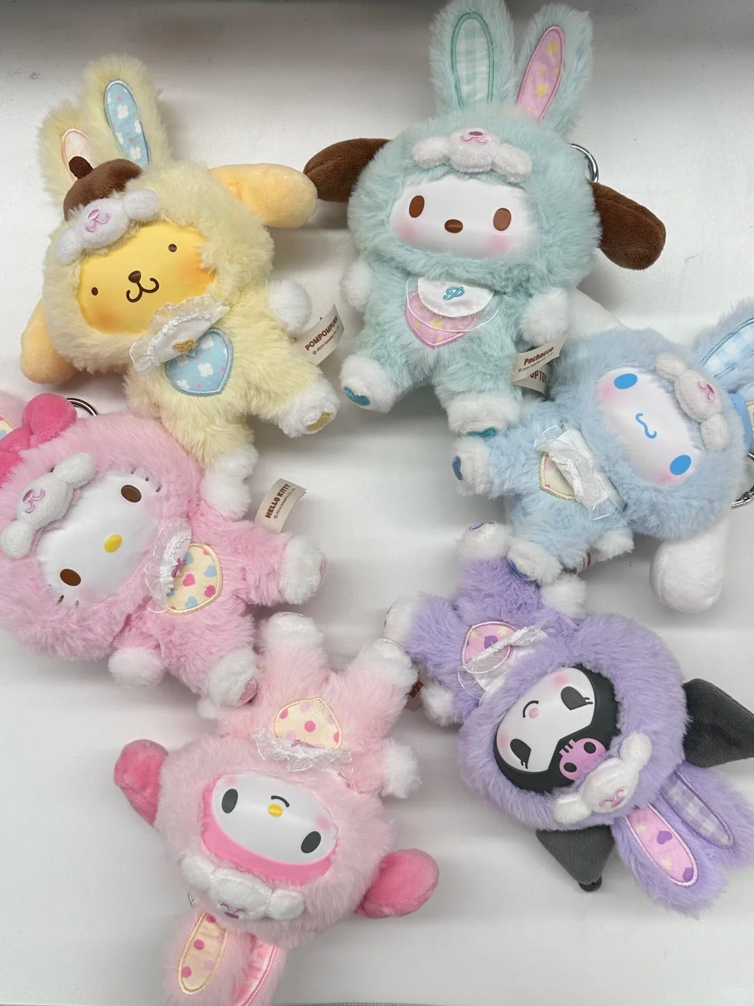 Caja transparente - Sanrio 【Elfo Conejito bebé】 Serie de muñecos de peluche Caja sorpresa V3