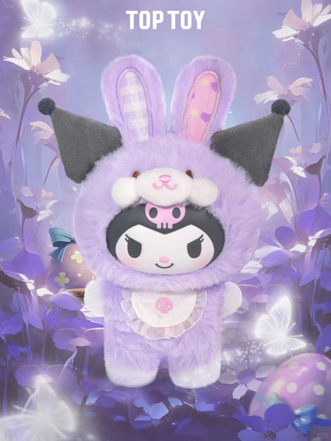 Caja transparente - Sanrio 【Elfo Conejito bebé】 Serie de muñecos de peluche Caja sorpresa V3